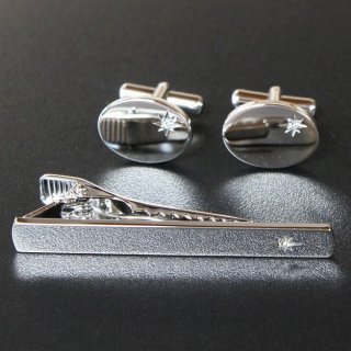 カフスボタンとネクタイピンのセット販売ーkamakura cuffs-kobo